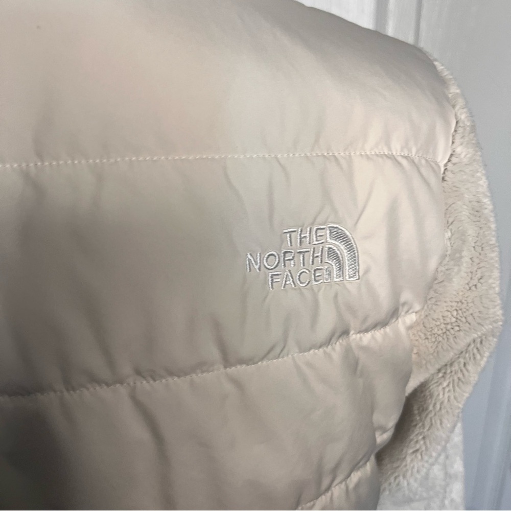 The North Face Girls Sherpa Mashup Full-Zip Hoodie Fleece Jacket Sz XL White - Picture 8 of 14